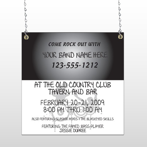 Silhouette Band 366 Window Sign