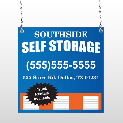 Storage Building 120 Window Sign