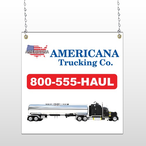 Tanker Truck 315 Window Sign