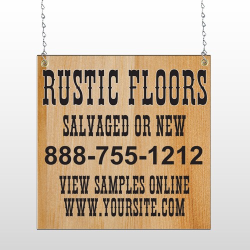 Wood Panel 248 Window Sign