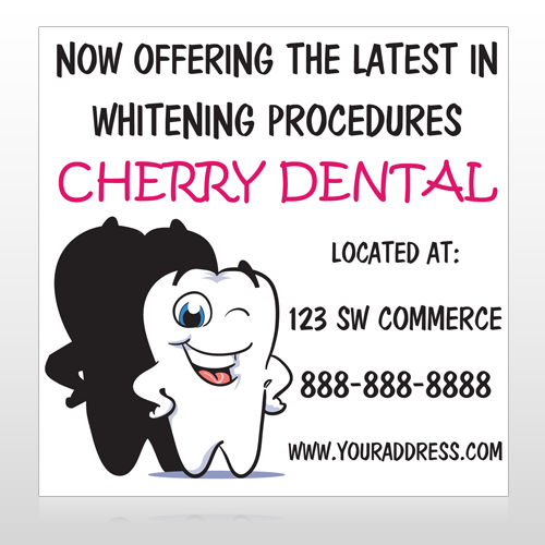 Winking Tooth 501 Custom Banner