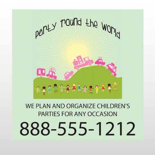 World Party Plan 520 Site Sign