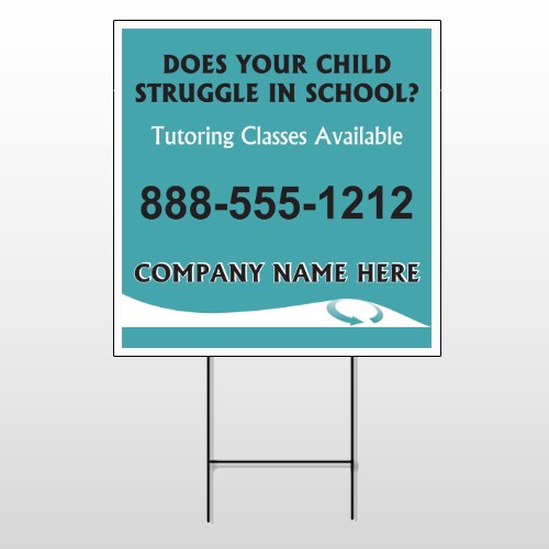 Classy Blue 160 Wire Frame Sign