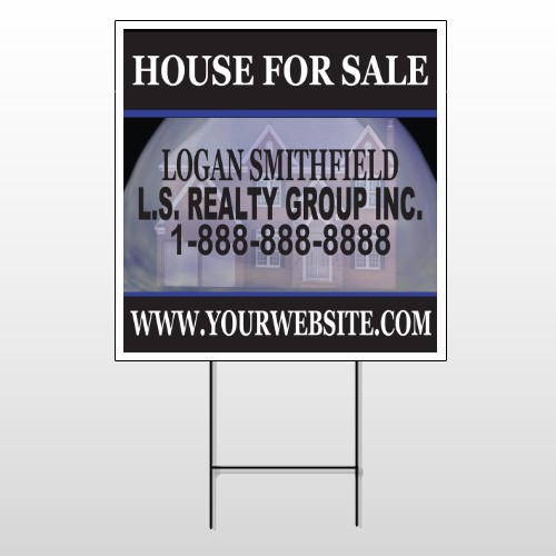 House Snow Globe 852 Wire Frame Sign