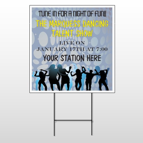 Talent Show 440 Wire Frame Sign