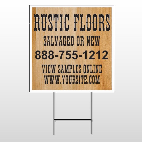 Wood Panel 248 Wire Frame Sign