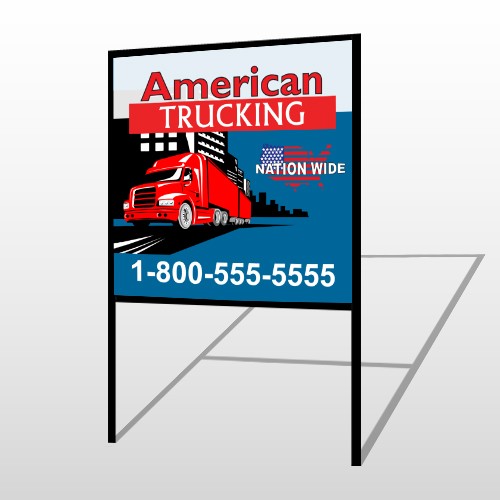 American Truck 295 H Frame Sign