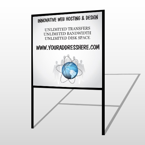Business Global 438 H Frame Sign