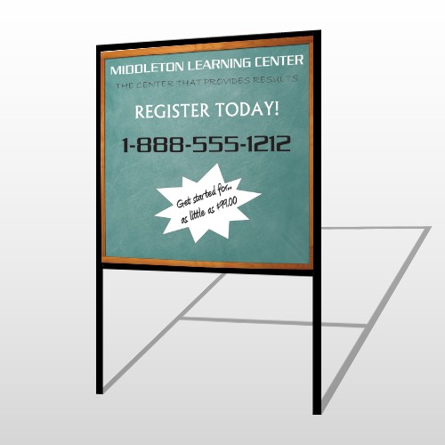 Chalk Board 157 H-Frame Sign