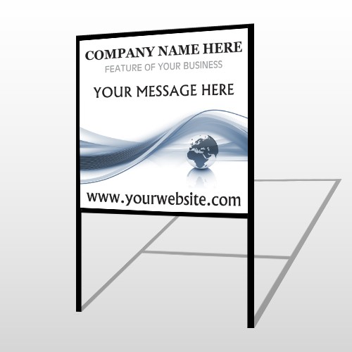 Classy World 166 H-Frame Sign