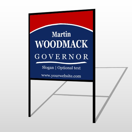 Governor 132 H Frame Sign