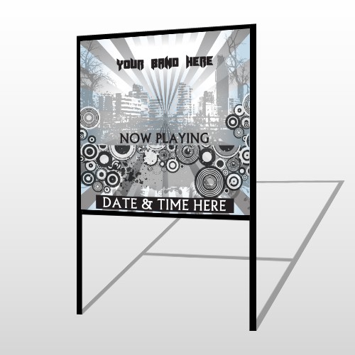 Gray City 368 H-Frame Sign