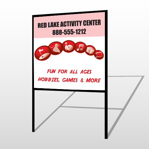 Hobbies 522 H Frame Sign