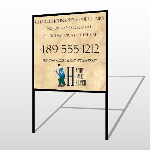Home Repair 242 H Frame Sign