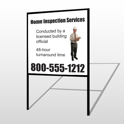 Inspection 360 H-Frame Sign