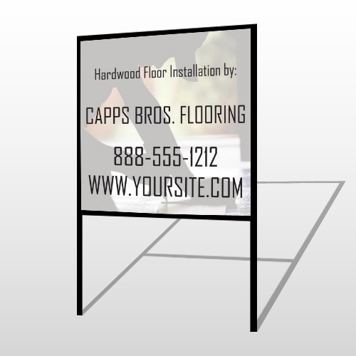 Man Cutting Board 246 H-Frame Sign