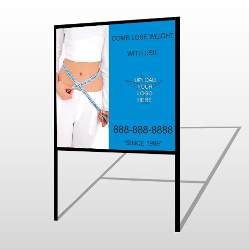 Measure Loss 421 H Frame Sign