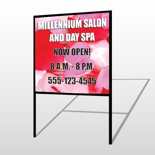 Millennium Spa 493 H Frame Sign