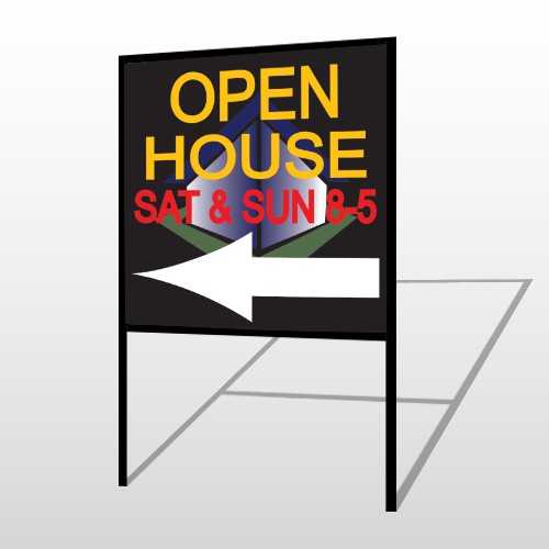 Open Corner 648 H-Frame Sign