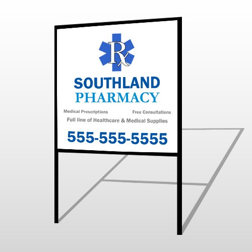 Pharmacy 103 H-Frame Sign