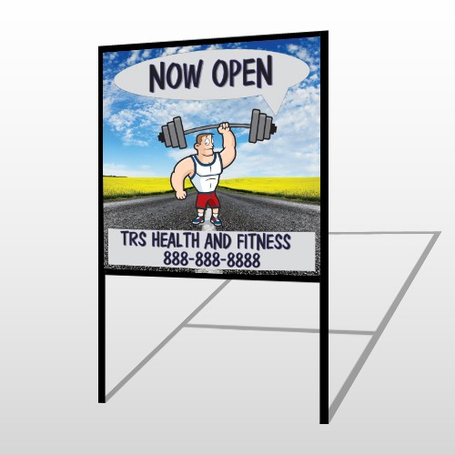 Road Workout 407 H Frame Sign