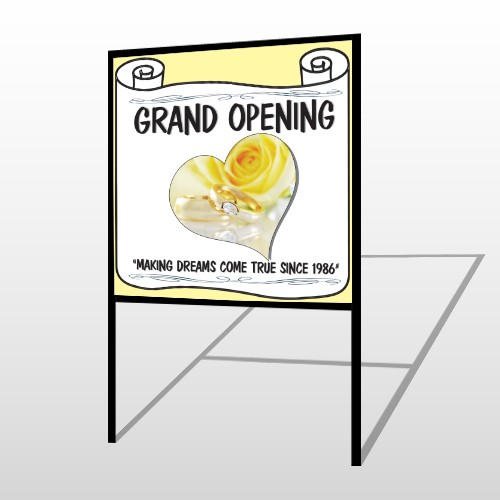 Rose Rings 396 H Frame Sign