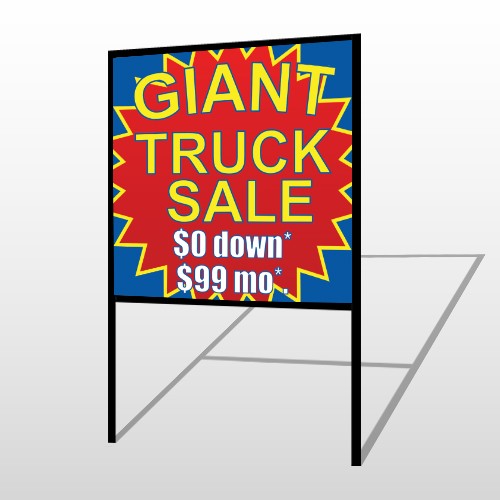 Starburst 119 H-Frame Sign