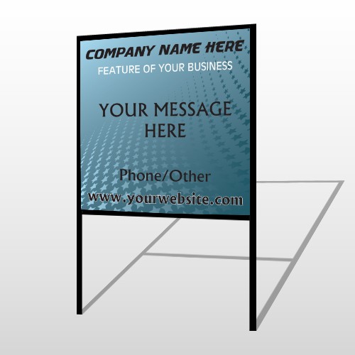 Star Wave 169 H-Frame Sign