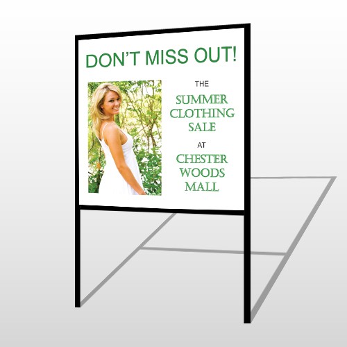 Summer Sale 533 H Frame Sign