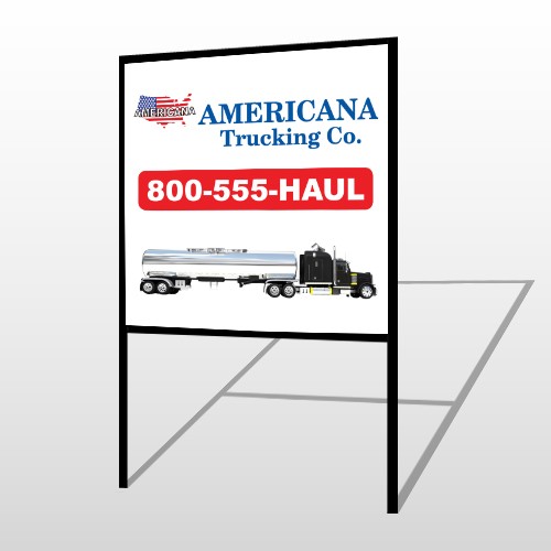 Tanker Truck 315 H Frame Sign