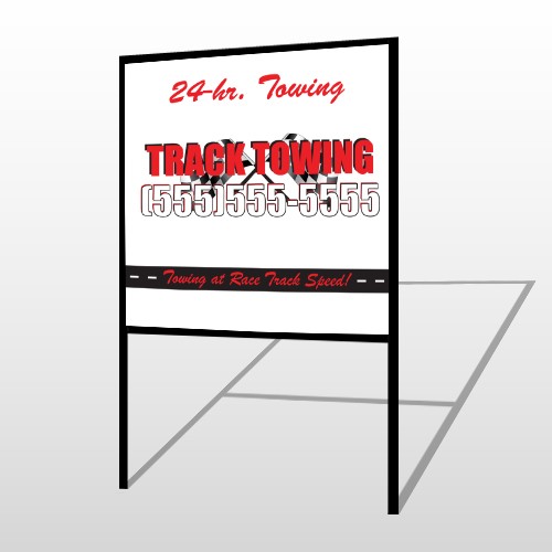 Towing 126 H-Frame Sign