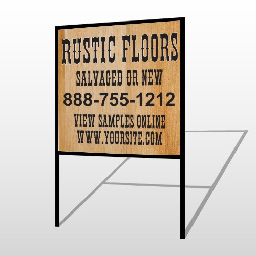 Wood Panel 248 H-Frame Sign