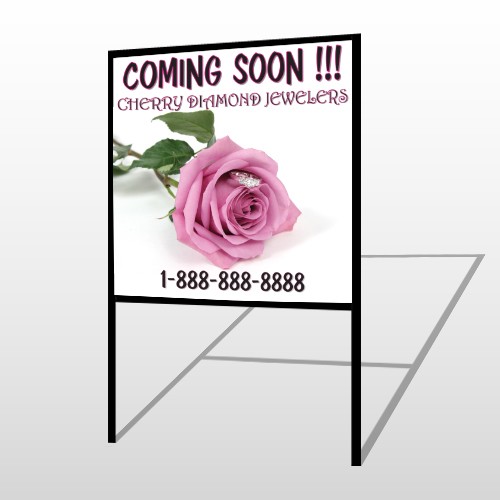 Pinkrose Hidden Ring 399 H Frame Sign