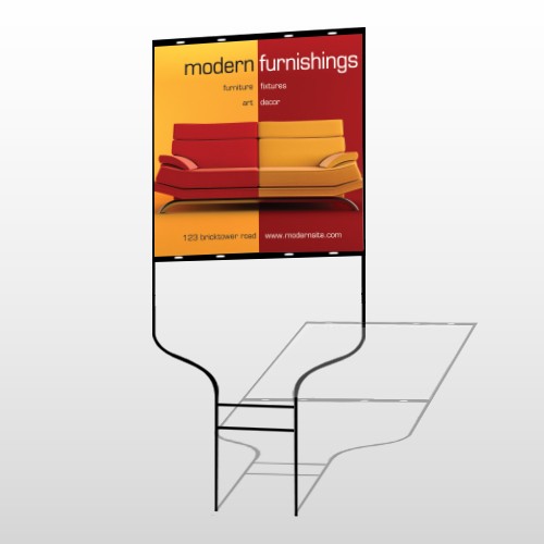 Art Furnishing 535 Round Rod Sign