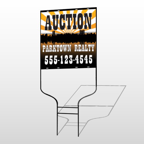 Auction Parktown 647 Round Rod Sign