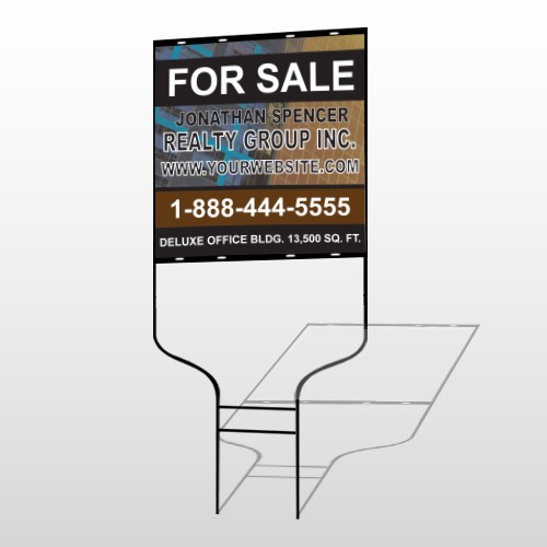 Brick Building 856 Round Rod Sign