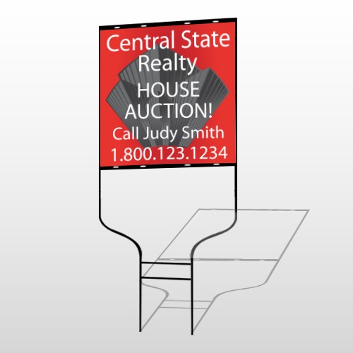 Buildings 221 Round Rod Sign