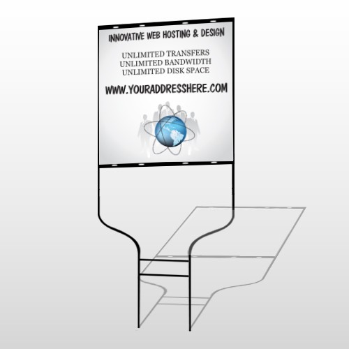 Business Global 438 Round Rod Sign