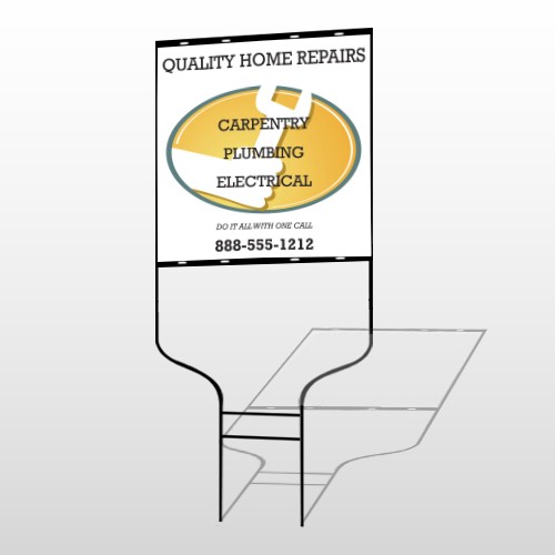 Construction 244 Round Rod Sign