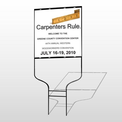 Convention 239 Round Rod Sign