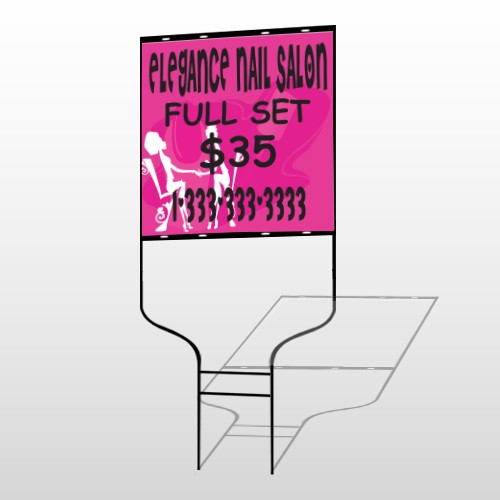 Elegant Nails 643 Round Rod Sign