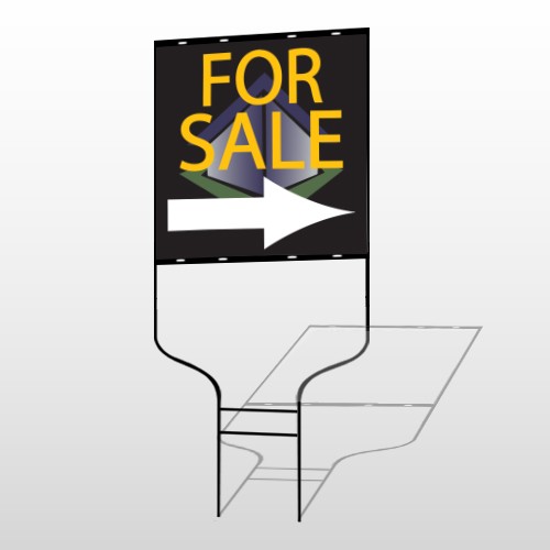 For Sale Corner 705 Round Rod Sign