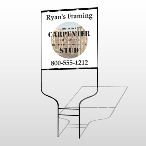 Framing 240 Round Rod Sign