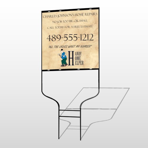 Home Repair 242 Round Rod Sign