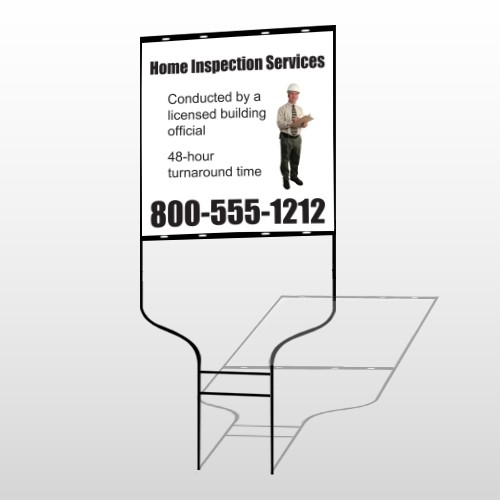 Inspection 360 Round Rod Sign