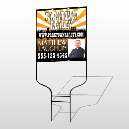 Matthew Parktown 646 Round Rod Sign