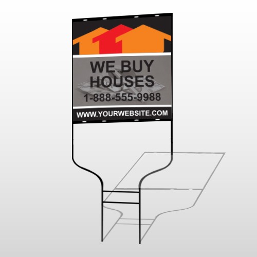 Money & Dollar Signs 853 Round Rod Sign