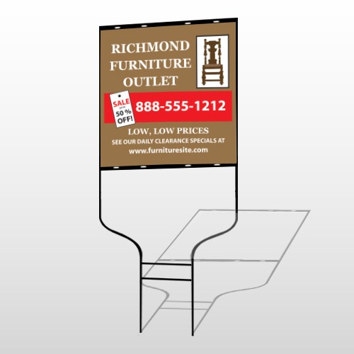 Outlet Chair 527 Round Rod Sign