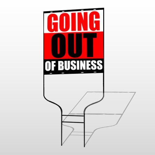 Out 53 Round Rod Sign