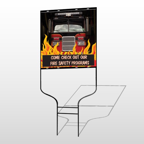 Safety Program 427 Round Rod Sign